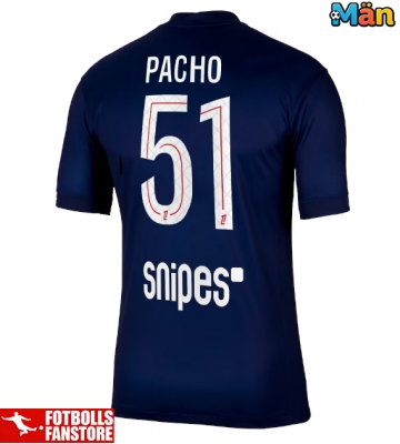 Paris Saint-Germain Willian Pacho #51 Hemmatröja 2025-26 Kortärmad